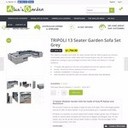 10%25 off on 13 Seater Outdoor Sofa @ Alice's Garden - $1615.41 + Free Shipping for Sydney, Melbourne and Brisbane Metro Areas<br /><br />https://www.alicesgarden.com.au/p/tripoli-13-seater-garden-sofa-set-grey/<br /><br />TRIPOLI 13 Seater Outdoor Sofa Set Woven Grey<br /><br />The Tripoli is a modern and stylish PE rattan Garden Sofa Set. With its generous volumes, comfortable seats and two coffee tables with tempered glass top, the Tripoli offers a magnificent setting to enjoy privileged moments with friends and family in a “lounge” ambience.<br /><br />13 Seater with generous volumes and padded backrests for optimal comfort<br />Sturdy – Aluminium frame, waterproof and UV resistant<br />ALREADY ASSEMBLED 12 Modular items<br />FREE DELIVERY FOR METRO AREA IN SYDNEY, MELBOURNE AND BRISBANE