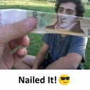 he just nailed it.man what an co incidence.