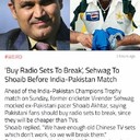 DESI SWEG!<br />ind vs pak<br />#goosebumpsmoementstommorow