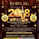 NYE Royal Ball - Welcome 2018 @ ParramattaDate : 31-Dec-2017Time : 08:00 PM to 01:00 AMVenue : Parra Villa Function Lounge PARRAMATTAAddress : 42 Campbell Street Paramatta NSW 2150Contact Number : 0421259078Email : nitin@sursangam.com.auTheme : Ties and Tiaras On 31.12.2017 from 8pm – 1amAt Parravilla Function centre42 Campbell St, ParramattaAttractions: 4 Course VIP menuInternational Dance PerformersPhoto BoothBest Bollywood DJProfessional PhotographersBest Dressed Male and FemaleKids Face Painting and ActivitiesLots of Prizes and SurprisesUNLIMITED BEER/WINE/SOFT DRINKS (BYO SPIRITIS)Tickets:$75pp, Kids 5-12: $45, Under 5 free (no seat provided), Group Discount AvailableTickets and Inquiries:Nitin Madan: 0421259078, Neerav Rastogi : 0423649084 , Kamal Athwal: 0412071277, Raj Bhandari: 0416703000Email: nitin@sursangam.com.au