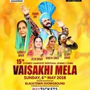 15th Sydney Vaisakhi Mela in Sydney, 6th May 2018Event DetailsVenue: BLACKTOWN SHOW GROUND Richmond Rd (near Blacktown Railway Station)Time: 11:30am to 5:30pmArtistGurmeet BawaLachi BawaBabita SinghGlory BawaVenue- BLACKTOWN SHOW GROUND Richmond Rd (near Blacktown Railway Station)Time- 11:30am to 5:30pmfb page: https://www.facebook.com/harkirat.singh.5667