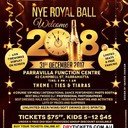 NYE Royal Ball - Welcome 2018 @ ParramattaTheme : Ties and Tiaras On 31.12.2017 from 8pm – 1amAt Parravilla Function centre42 Campbell St, ParramattaAttractions: 4 Course VIP menuInternational Dance PerformersPhoto BoothBest Bollywood DJProfessional PhotographersBest Dressed Male and FemaleKids Face Painting and ActivitiesLots of Prizes and SurprisesUNLIMITED BEER/WINE/SOFT DRINKS (BYO SPIRITIS)Tickets:$75pp, Kids 5-12: $45, Under 5 free (no seat provided), Group Discount AvailableTickets and Inquiries:Nitin Madan: 0421259078, Neerav Rastogi : 0423649084 , Kamal Athwal: 0412071277, Raj Bhandari: 0416703000Email: nitin@sursangam.com.au